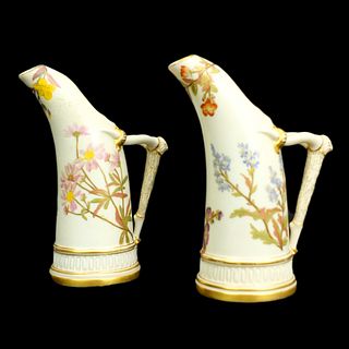 Pair of Royal Worcester Pitchers