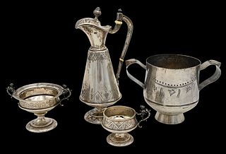 Four Piece Continental Silver Group