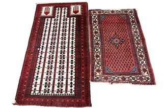 Group of Three Oriental Style Throw Rugs