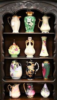 12 Piece Lot of Hand Painted Porcelain