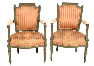 Pair of 19th Century Louis XVI Style Fauteuils