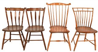 Four Windsor Chairs