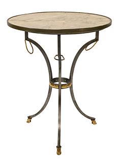 Maison Jansen Style Marble Top Occasional Table