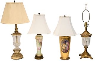 Group of Four Table Lamps