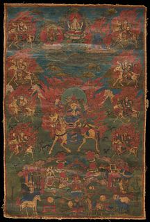 19th c. Tibetan Achi Chokyi Drolma Thangka