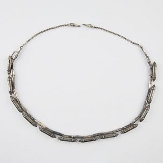 Vintage Indian Silver Belt or Necklace