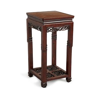19th c. Chinese Rosewood Plant Stand