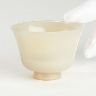 Small Chinese Chalcedony Cup