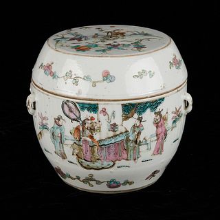 Chinese Guangxu Porcelain Covered Pot