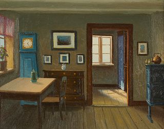 Poul Ronne Interior Danish Home Painting