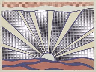 Roy Lichtenstein "Sunrise" Pop Art Print