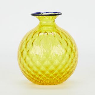 Venini Murano "Monofiori Balloton" MCM Glass Vase