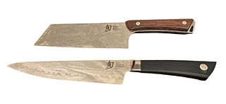 Vintage SHUN Cutlery 2 Pc. Knife Set