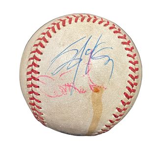 BO JACKSON & SCOTT FLETCHER Autographed Baseball