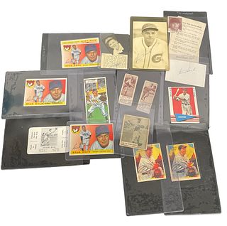 Collection STAN HACK Vintage Baseball Gumball Cards, Trading Cards
