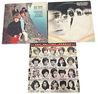 Collection Four Vintage ROLLING STONES Vinyl Albums, Hot Rocks etc.. 
