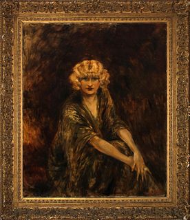 Artist:  Louis Icart   Title:  Portrait de Fanny Icart   Year:  1935   Dimensions:  31 1/2in. by