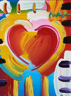 Peter Max - Heart Series IV