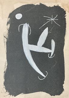 Joan Miro - Untitled Pochoir