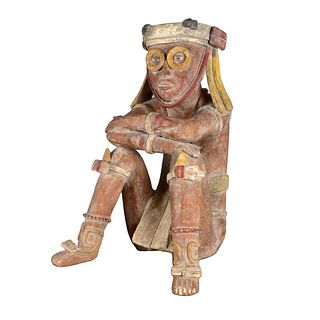 Large Mayan Terracotta Figurine