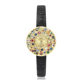Corum Ladies Multi-Gemstone Watch in 18K Gold