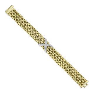 David Yurman Diamond Gold Bracelet