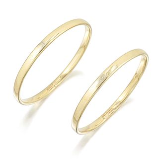 Tiffany & Co. Pair of Gold Bangle Bracelets
