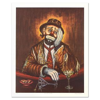 George Crionas (1925-2004), "Double Martini" Limited Edition Lithograph, Numbered and Hand Hand Signed with Letter of Authenticity.
