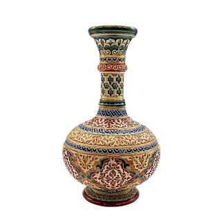 Doulton Lambeth Beautiful Persian Stoneware Vase