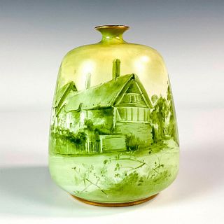 Doulton Burslem Signed Vase, Ann Hathaways Cottage