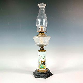 Early 20th Century Porcelain Oil Lamp