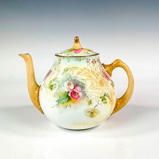 Doulton Burslem Floral Lidded Teapot