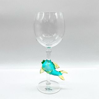 Hand Made Glass Fish Wine Glass