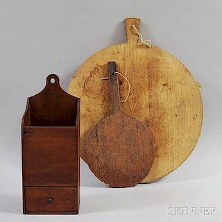 Pine Pipe Box and Two Cutting Boards