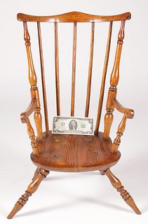 Child's Splay-Leg Windsor Fan-Back Armchair, 19th Century