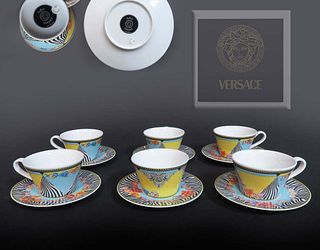 VERSACE Rosenthal HOT FLOWERS Tea Set (6 Pcs)