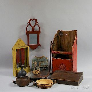 Group of Domestic Items