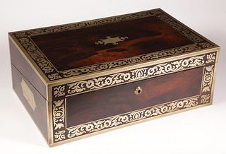 British Regency Traveling Desk Box, 19th Century