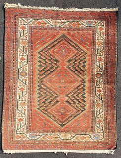 Fine Vintage Northwest Persian Tribal Carpet Oriental Rug, circa 1930