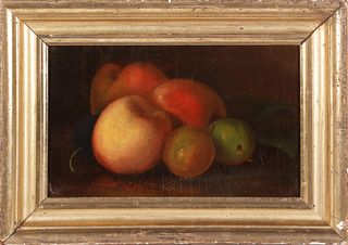 Alessandro Mario Oil on Canvas Still Life "Summer Fruits"