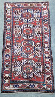 Antique Caucasian Karabagh Carpet Oriental Rug