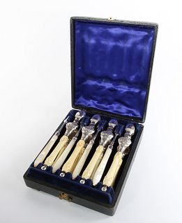 Continental Set of Four Nut Crackers and Pics, 19th Century