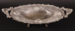 Spanish Colonial .800 Silver Two Handle  Bowl, 19th Century