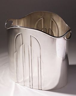 Cartier Art Deco Sterling Silver Champagne Bucket