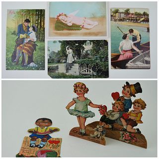 Vintage Valentine's Postcard Collection & Valentine's Cards