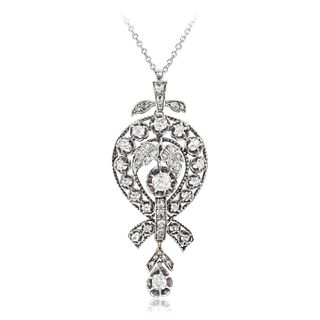 Victorian Diamond Necklace/Pin