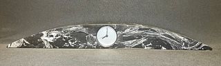 Koch & Lowry Marble Mantle Clock~ Designed by Piotr Sierakowski