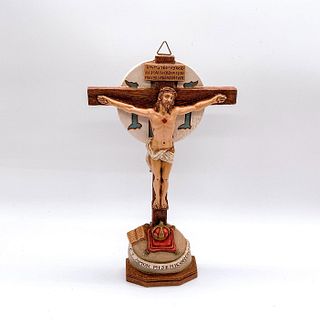 Resin Standing Crucifix