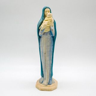 Royal Doulton Prinknash Figurine, Virgin Mary and Jesus
