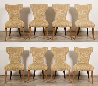 Eight Robsjohn-Gibbings Style Klismos Chairs